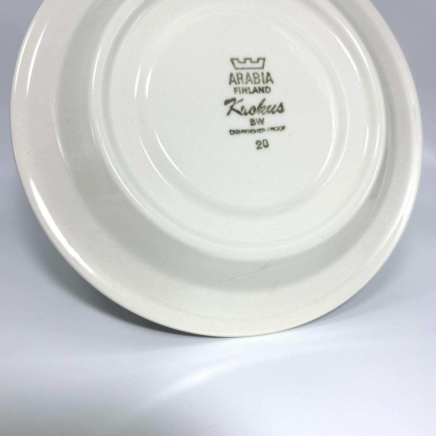 【送料無料】ARABIA Krokus ティーカップ&ソーサー モノクロ C&S (アラビア/クロッカス) ③