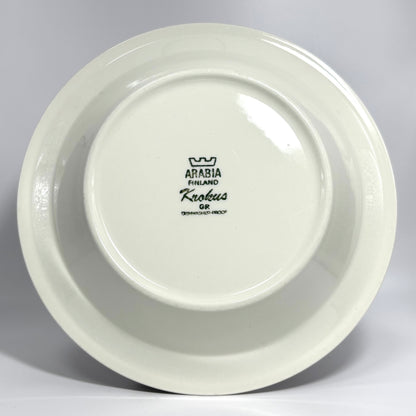 ARABIA Krokus グレーリム 20cm 深皿 ディーププレート （アラビア/クロッカス）①