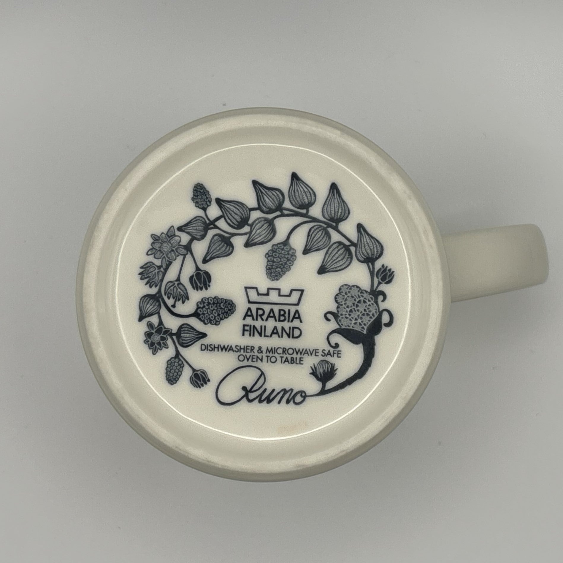 ARABIA Runo マグカップ サマーレイ 旧ロゴ・廃盤品（アラビア/ルノ