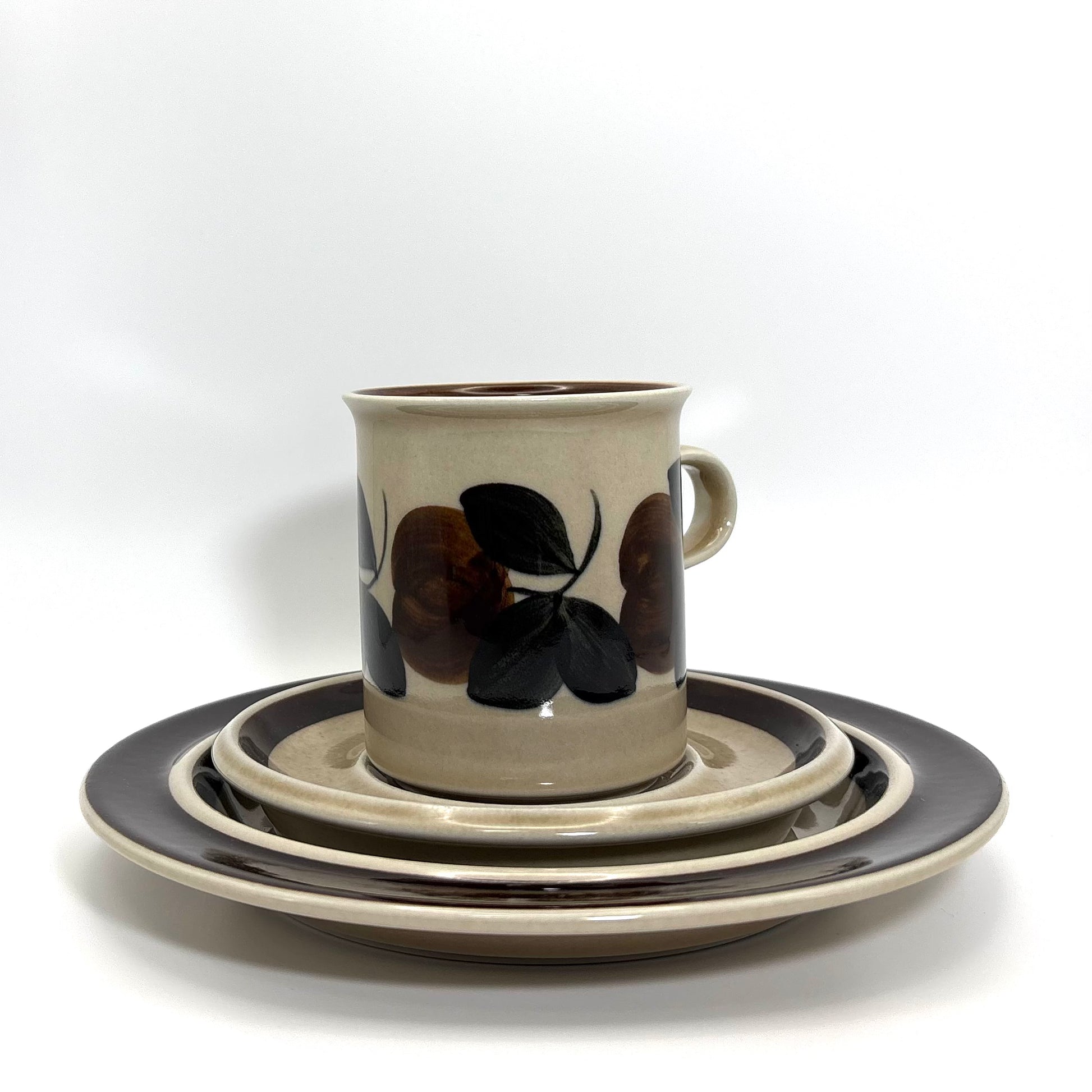 ARABIA Ruija 3点セット① コーヒーカップ+ソーサー+プレート