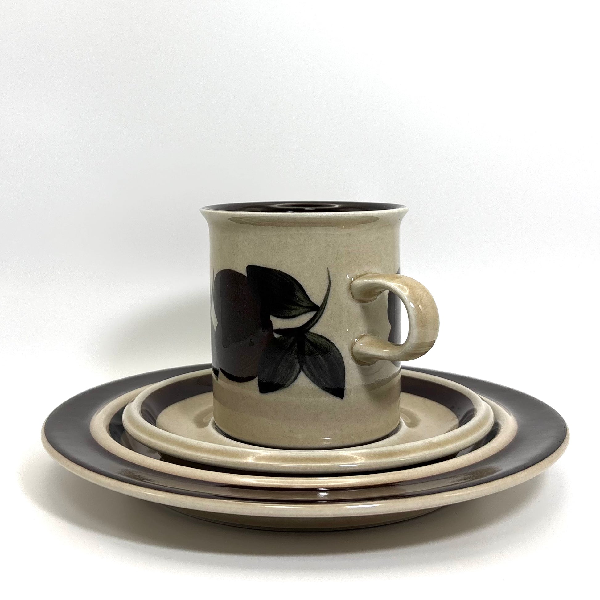 こうぴ商品 ARABIA Ruija 3点セット③ コーヒーカップ+ソーサー+プレート