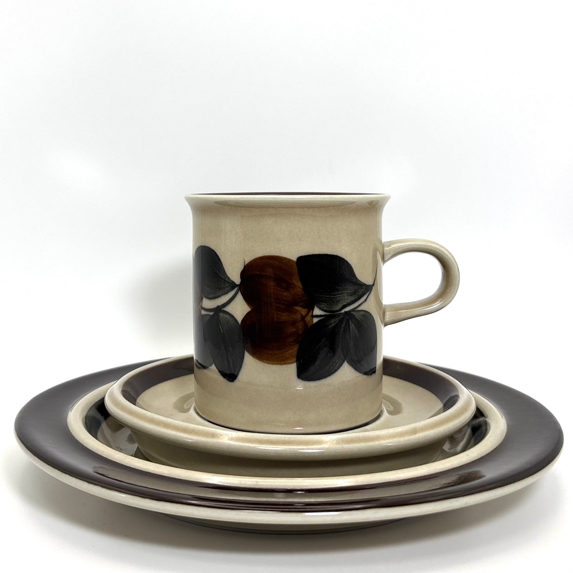 ARABIA Ruija 3点セット④ コーヒーカップ+ソーサー+プレート