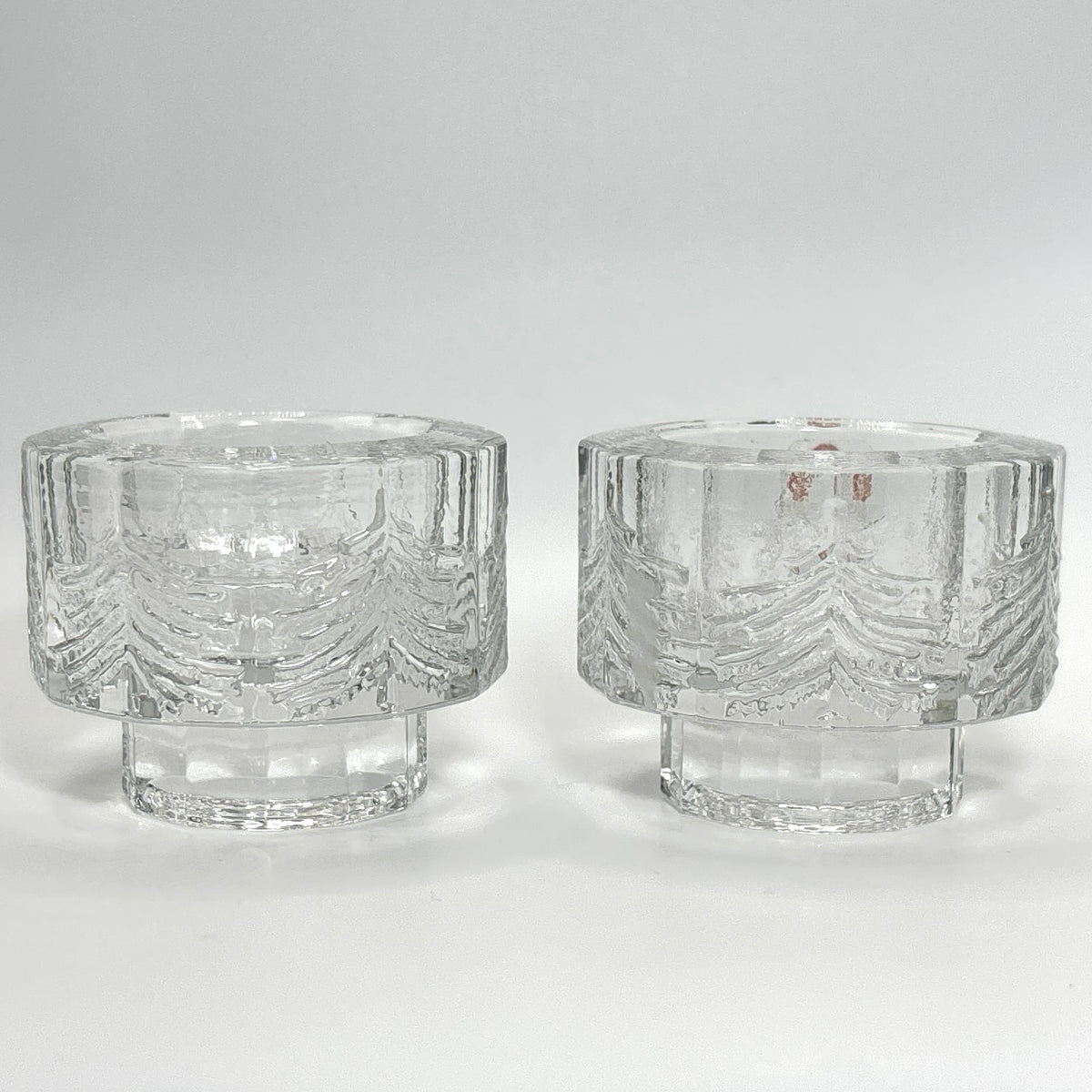 Iittala Kuusi キャンドルホルダー(小) 2個セット 箱付き （イッタラ/クーシ）