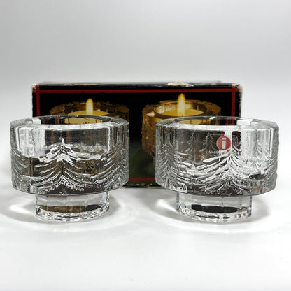 Iittala Kuusi キャンドルホルダー(小) 2個セット 箱付き （イッタラ/クーシ）
