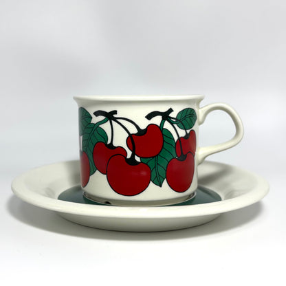 ARABIA Kirsikka コーヒーカップ＆ソーサー C&S （アラビア/キルシッカ） ⑨