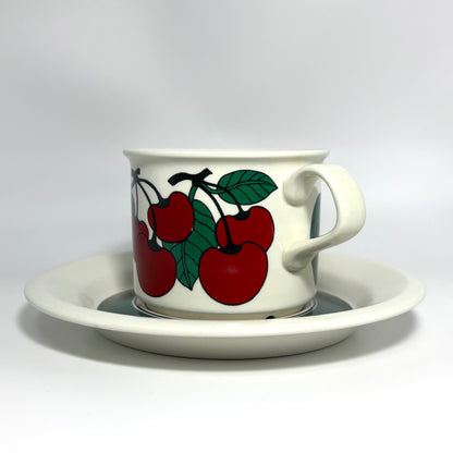 ARABIA Kirsikka コーヒーカップ＆ソーサー C&S （アラビア/キルシッカ） ⑩